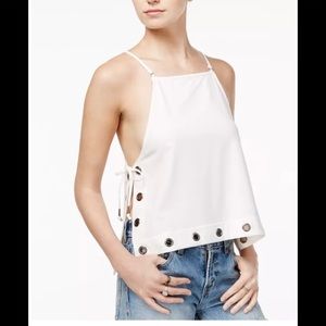💖Host Pick💖 Free People City Fever Grommet Detail Crop Top